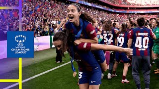 Three Time Champions  The Story of Barcelonas 202324 UWCL Season [upl. by Enayr]