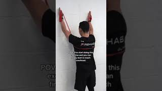 Strengthen your serratus anterior to improve overhead reach [upl. by Antonella]