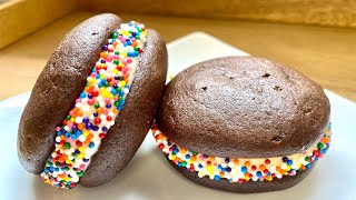 Easy Chocolate Whoopie Pies  Gobs [upl. by Sordnaxela726]