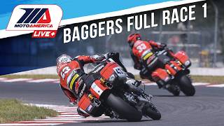 Mission King of the Baggers Race 1 at Brainerd 2024  FULL RACE  MotoAmerica [upl. by Towroy]