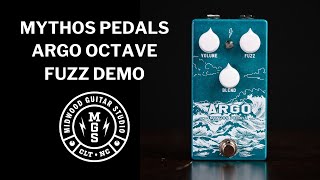 Mythos Pedals Argo Octave Fuzz Demo I Midwood Guitar Studio [upl. by Asial]