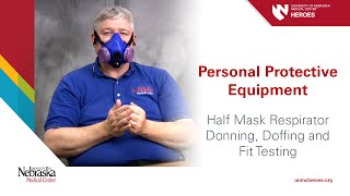 Half Mask Respirator I Donning Doffing and Fit Testing [upl. by Neelram240]