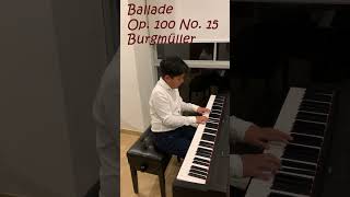 Ballade short piano burgmuller musica [upl. by Nirrak]