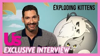 Tom Ellis Reveals Daughters Approval of His Role in Exploding Kittens [upl. by Olwen58]