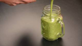 Morning Matcha Smoothie  Easy Recipe Green Power Breakfast [upl. by Lekzehcey408]