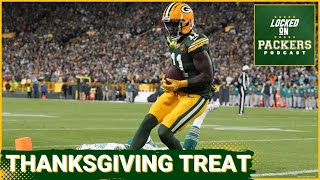 Green Bay Packers offense puts together complete game in dominant Thanksgiving win over Dolphins [upl. by Onitsirc471]