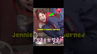 Jennies Mouth Burned From Eating Garlic Salt blackpink jennie kpop eating mukbang shorts [upl. by Craw844]