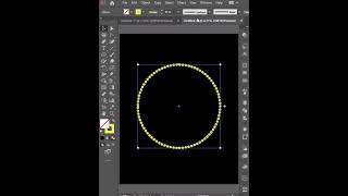 How to Create Dotted Circle Pattern in Illustrator adobeillustrator illustratoreffects shorts [upl. by Nednerb533]