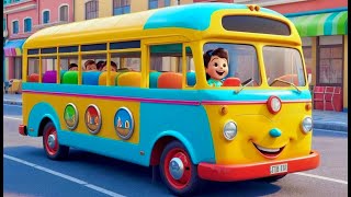 The Wheels on the Bus  Fun and Interactive Song for Kids  Nursery Rhymes amp Kids Songs [upl. by Adnawt]