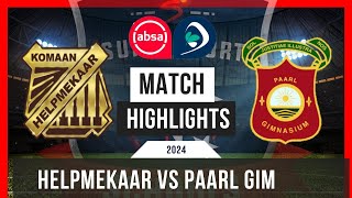 Wildeklawer 2024 GAME 25 Paarl Gim vs Helpmekaar [upl. by Nodroj501]