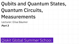 3 Qubits and Quantum States Quantum Circuits Measurements  Part 3 [upl. by Ybsorc]