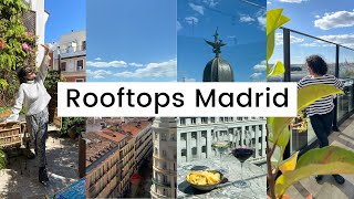 No te puedes perder estos ROOFTOPS en Madrid  Paseando por ahí [upl. by Acemaj777]