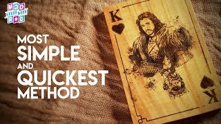 How to print on wood AT HOME  Easiest Hack  Game of Thrones  IN HINDI [upl. by Reeve241]