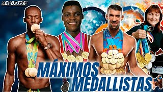 Los MÁXIMOS GANADORES de MEDALLAS de ORO en JUEGOS OLÍMPICOS 🥇 Los HISTÓRICOS de las OLIMPIADAS 🎥 [upl. by Kier]