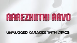 Aarezhuthi aavoUnplugged Karaoke with LyricsSpanish MasalaDileepVidyasagarKunchacko Boban [upl. by Airebma]