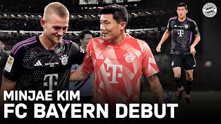 Stunning Tacklings amp Passes  The first FC Bayern Game of Minjae Kim [upl. by Luehrmann]