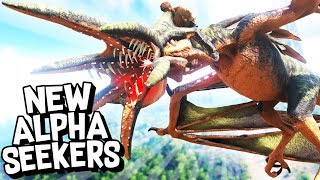 TAME and RIDE ALPHA SEEKERS  ARK Survival Evolved [upl. by Edea]