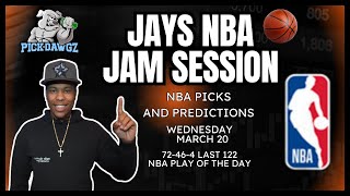 NBA Picks amp Predictions Wednesday 32024  Jays NBA Jam Session [upl. by Anastasio]