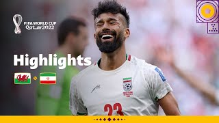 Late goals from Cheshmi and Rezaeian  Wales v IR Iran  FIFA World Cup Qatar 2022 [upl. by Costanzia]