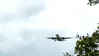 Titan Airways A320200 GPOWK Landing at London Gatwick [upl. by Nirik]