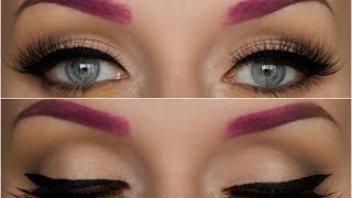 How To Colored Ombre Eyebrow Tutorial  Lashes Love amp Leather [upl. by Cralg]