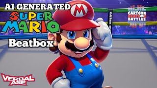 AI Generated Mario Beatbox  Cartoon Beatbox Battles [upl. by Giff]