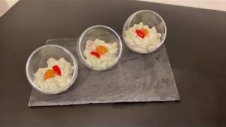 Recette verrine saumon concombre fromage ail et fines herbes [upl. by Rodge]