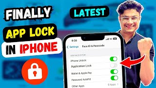 Finally App Lock in iPhone  iPhone App Lock Setting [upl. by Whitson]