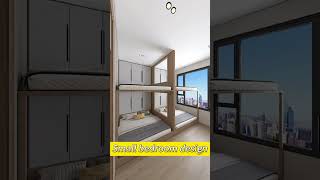 Small bedroom design  small room design  housedesign shorts  Interior design [upl. by Yelime]