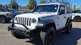 2021 Jeep Wrangler Islander 4wd Bright white Clearcoat Black Interior cloth seats [upl. by Bette]