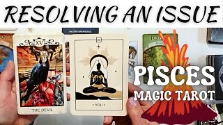 Pisces Tarot🌋A LONG TERM ISSUE IS RESOLVED🔥You Claim Your Right to Be Heard ♓Pisces Magic Tarot [upl. by Fiertz]