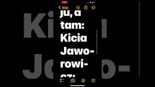 Kicia Jaworowicz youtubeshorts tiktok kicia capcut dobry wieczór [upl. by Godiva]