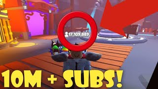 I NOW HAVE OVER 10 MILLION SUBS IN YOUTUBE LEGENDS Roblox [upl. by Astri887]