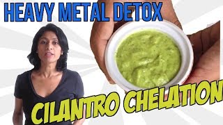 Cilantro Chelation  Cilantro chelation for heavy metal detox [upl. by Zelten]