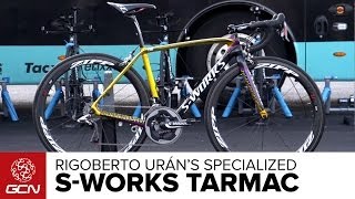 Rigoberto Uráns Specialized SWorks Tarmac [upl. by Mosira]