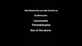 Red blood cells  anatomy and physiology ytshort ytshorts [upl. by Haily]