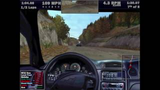 Quick test Need For Speed III on PCEM W98EmulatedPCEM3DfxHardware AcceleratedDirectX5 ✅ [upl. by Haneekas]