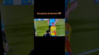 Gol de Quintero entre Uruguay vs Colombia [upl. by Aihsoj15]