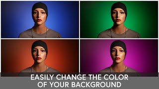 Using RGB Lights In Portrait Photography To Light Your Background  Photography For Beginners [upl. by Elene]