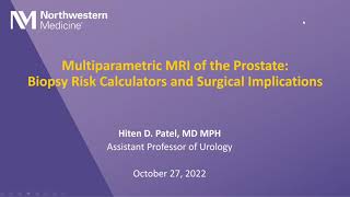 Multiparametric MRI of the Prostate Biopsy Risk Calculators and Surgical Implications [upl. by Melamie]