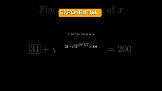 Beat This Hard Exponential Equation Like a Pro 💡 [upl. by Cahilly]