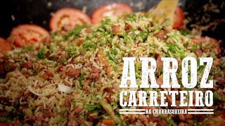 Receita Fácil de Arroz Carreteiro I Churrasqueadas [upl. by Ytak]