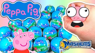 Unboxing Peppa Pig Toys Mashems  Series 4 Surprise Squishy Mashems Opening  No talking ASMR [upl. by Noret]