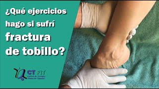 Si sufriste una fractura de tobillo realiza estos ejercicios  Centro de Terapia Física de Tijuana [upl. by Hardigg]