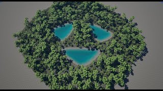 Unreal Engine Dərsləri Spline PCG with procedural water [upl. by Cyrille]