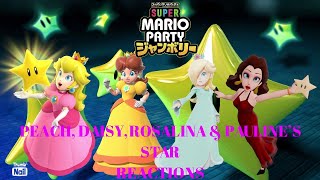 SMPJ  Peach Daisy Rosalina amp Paulines Star Reactions [upl. by Aeet]