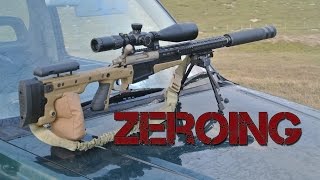 Zeroing My new Custom 308 [upl. by Mutz]