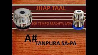 A JHAP TAAL 100 TEMPO for VILAMBIT LAYA KHYAL BADAKHAYAL RIYAZ DSHARPTANPURA [upl. by Glynnis]