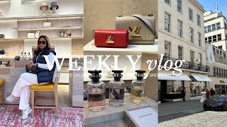 VLOG  COME LUXURY SHOPPING WITH ME IN LOUIS VUITTON  SPRING HOMEWARE SHOPPING  Edwigealamode [upl. by Ymaj]