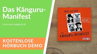 🎧 Das KänguruManifest Live und ungekürzt – Kostenlose Hörbuch Demo [upl. by Zetta]